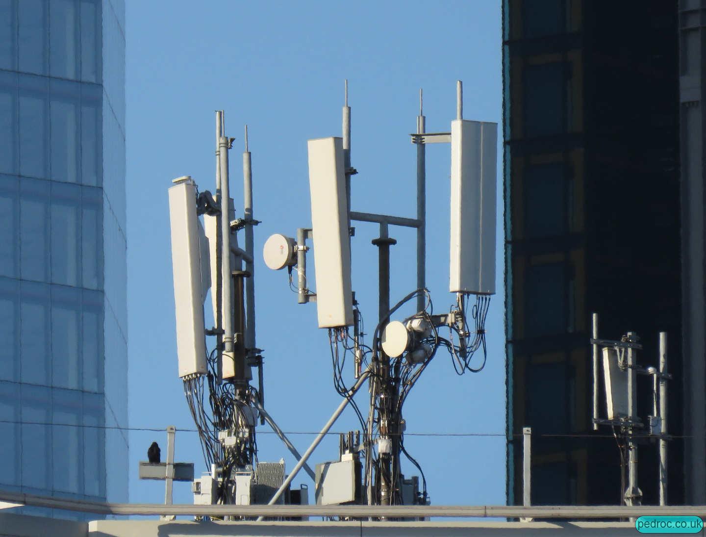 Cannon Street O2 Huawei and Vodafone array.