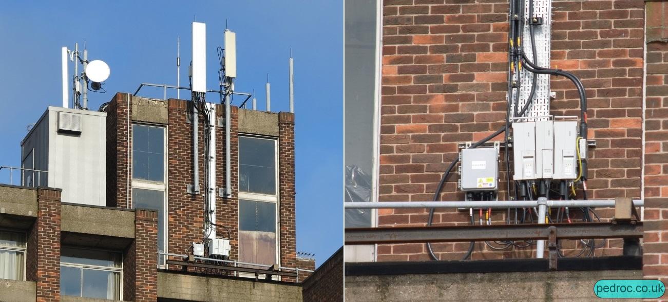 Hull Uni Mast that broadcasts EE L21, alongside five other LTE carriers.