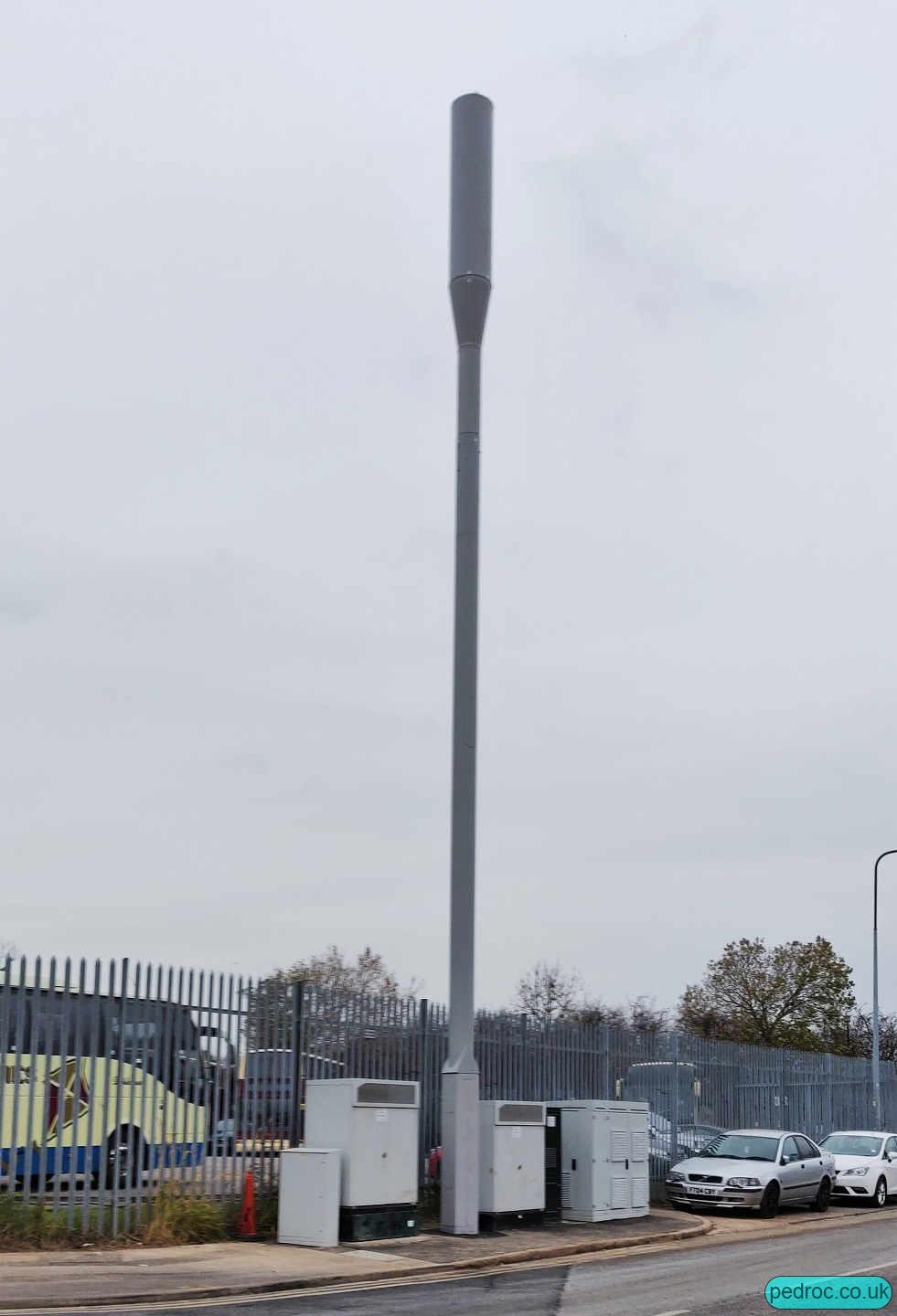 Vodafone/O2 Streetworks Mast on Arnold Street