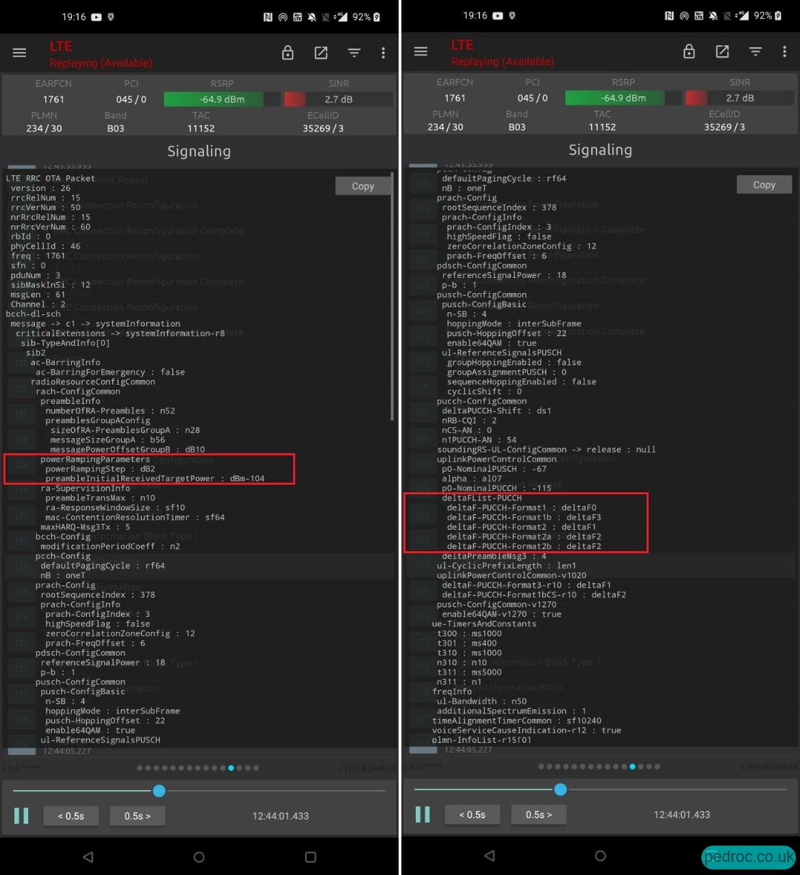 SIB 2 values for vendor recognition