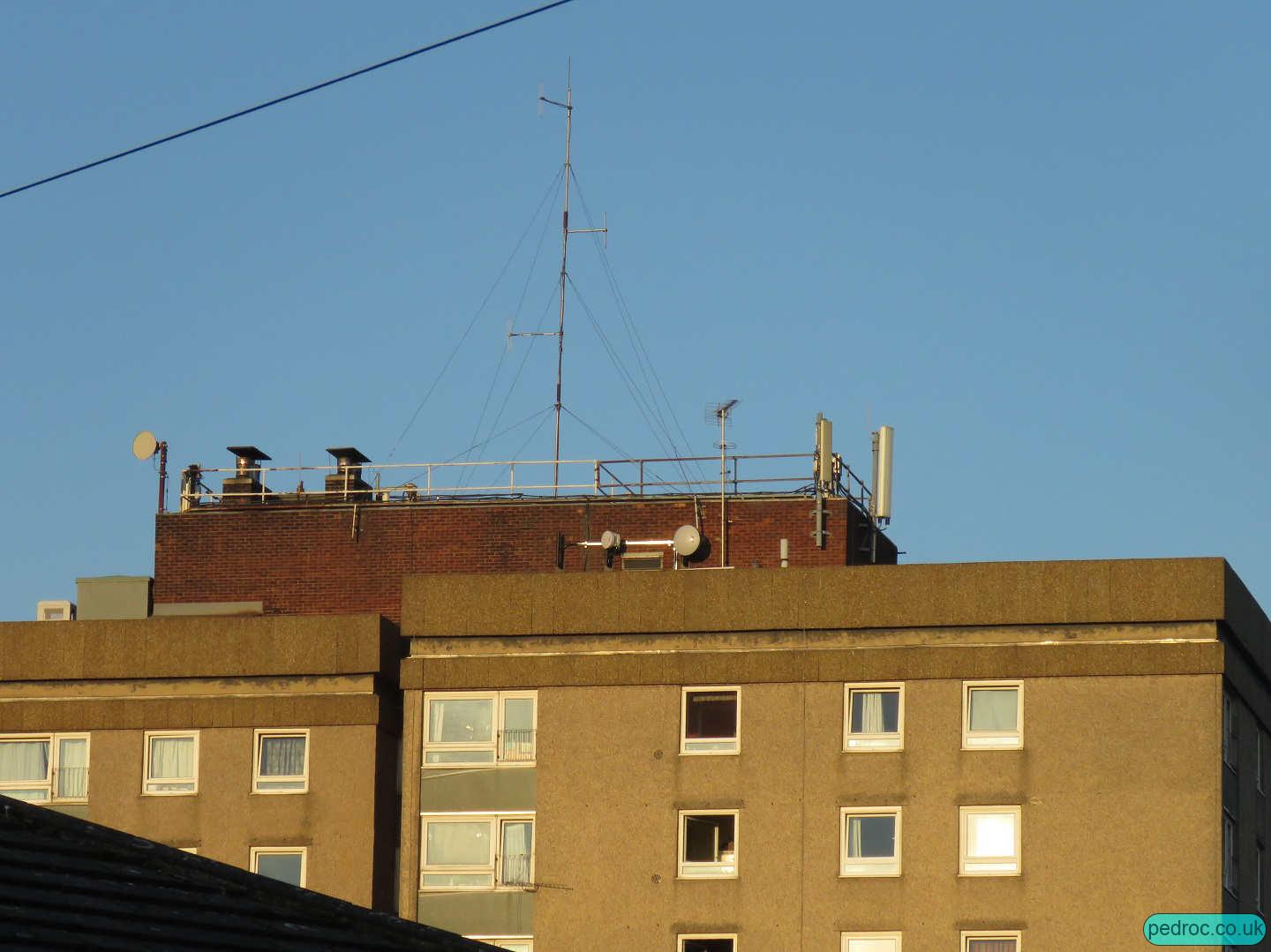 General view of the Normandie Tower roof.