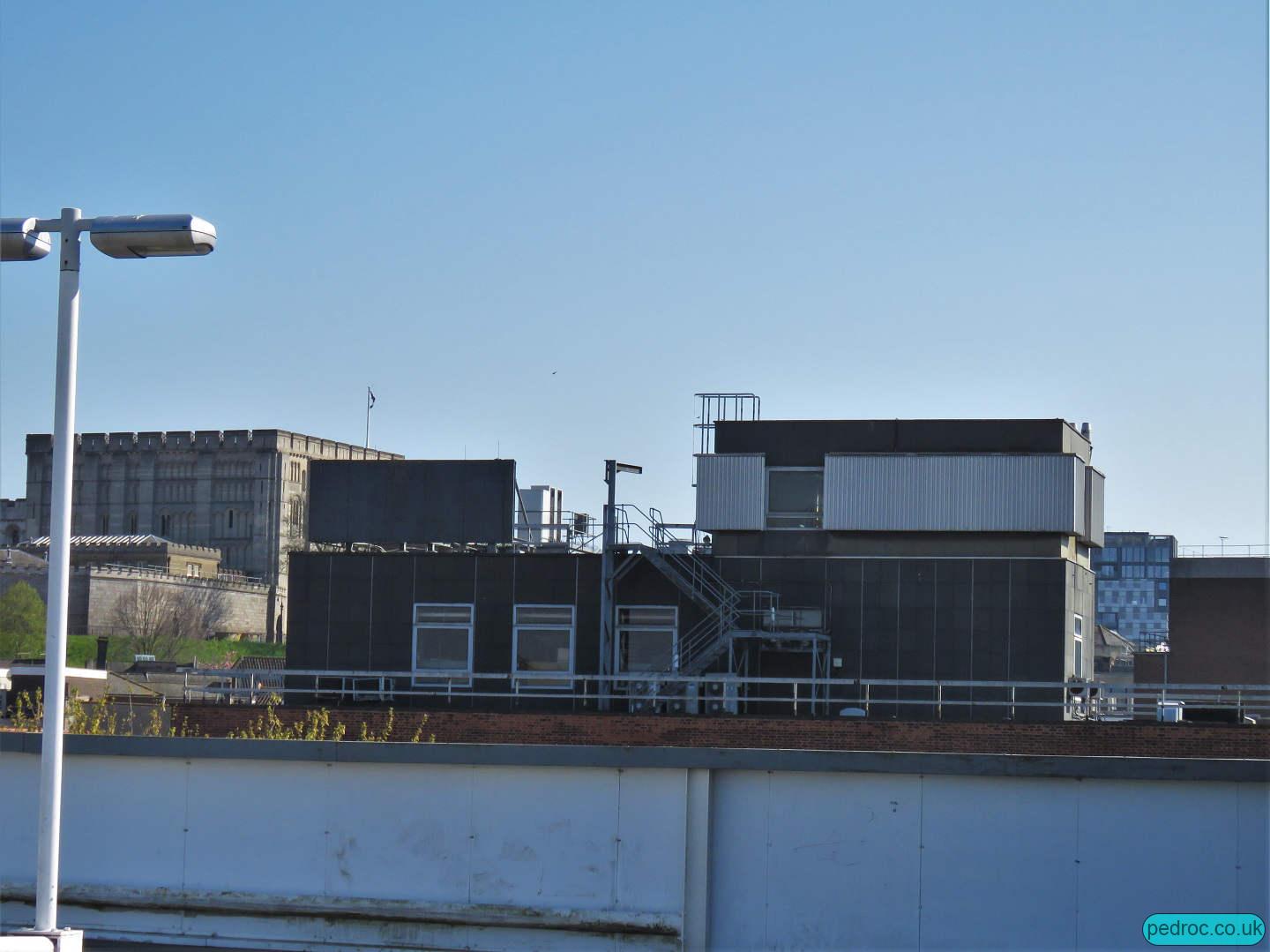 General view of the BT Exchange roof.